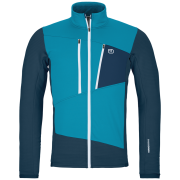 Hanorac bărbați Ortovox Fleece Grid Jacket M albastru deschis Mountain Blue