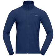 Hanorac funcțional bărbați Norrona falketind warm2 Jacket albastru închis Indigo Night
