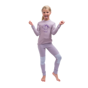 Tricou funcțional copii Sensor Merino DF Planet Mystic Violet
