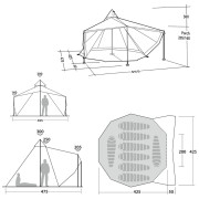 Cort de familie - 8 persoane Robens Chinook Ursa (2022)