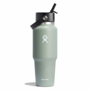 Sticlă termică Hydro Flask Wide Flex Straw Travel Bottle 32 Oz negru/gri AGAVE