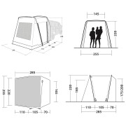 Cort frontal Outwell Desert Van