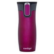 Cană termică Contigo West Loop 470ml roz/negru raspberry