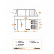 Cort de familie Vango Sherwood 400XL Package