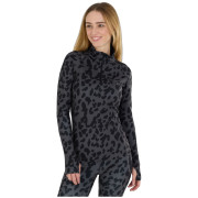 Tricou funcțional femei Fundango Yade II Baselayer Top negru/gri scratch