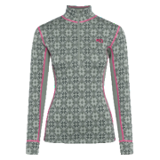 Hanorac funcțional de damă Kari Traa Rose Half Zip Baselayer Top verde sag