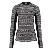 Tricou funcțional femei Kari Traa Tale Ls negru BLACK