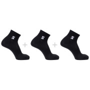 Șosete Salomon Everyday Lite Quarter 3-Pack negru Black