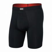 Boxeri Saxx Multi-Sport Mesh Long Boxer Brief Fly negru Black