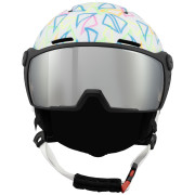 Cască de schi copii Blizzard Flash Visor junior ski helmet alb white/multicolor
