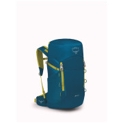 Rucsac pentru copii Osprey Jet 28 albastru blue spikemoss/lemongrass