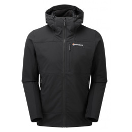 Geacă softshell bărbați Montane Krypton Hoodie negru