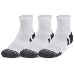 Set șosete Under Armour Performance Tech 3pk Qtr alb White / White / Jet Gray