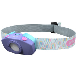 Lanternă frontală Ledlenser Kidled 2 violet