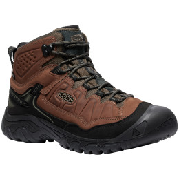 Încălțăminte bărbați Keen Targhee IV Mid WP M maro/negru bison/black