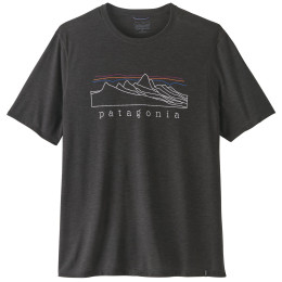 Tricou bărbați Patagonia Men's Capilene Cool Trail Shirt - Stratapeaks negru Ink Black