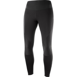 Pantaloni femei Salomon Agile Softshell Tight negru
