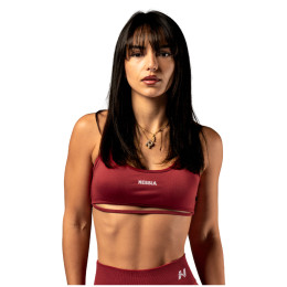 Bustieră Nebbia Open-back sports Bra Power roșu RED