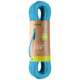 Coardă Edelrid Apus Eco Dry 7,9mm 60m albastru deschis 329 icemint