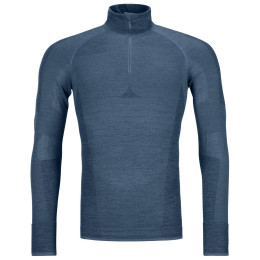 Tricou funcțional bărbați Ortovox 230 Competition Zip Neck M albastru