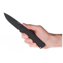 Briceag Acta non verba Z200 DLC/Plain Edge, G10/Lock Black