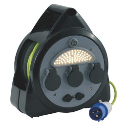 Conector Outwell CEE Mains 3way Roller Kit cu USB și lumină