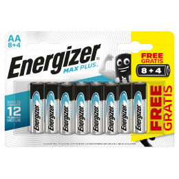 Baterie Energizer Max Plus AA/12 8+4 argintiu
