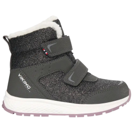 Încălțăminte de iarnă copii Viking Outdoor Footwear Equip Glitter Warm WP 2V Charcoal/Dusty Pink gri Charcoal/Dusty Pink