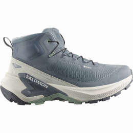Încălțăminte femei Salomon Genesis Mid Gtx W albastru Grisaille / Green Milieu / Nine Iron