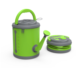 Vas pliabil Bo-Camp Colapz Gieter Premium 9l verde