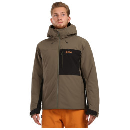 Geacă de schi bărbați Kilpi Flip-M khaki KHK
