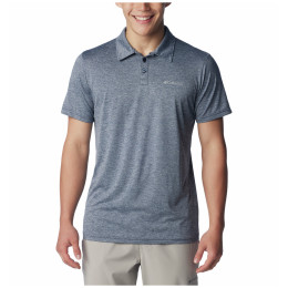 Tricou bărbați Columbia Columbia Hike™ Polo albastru/gri Collegiate Navy Heather