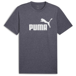 Tricou bărbați Puma Ess No. 1 Logo Heather Tee albastru închis New Navy