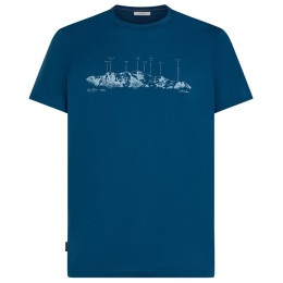 Tricou bărbați Icebreaker Men Merino 150 Tech Lite SS Tee The Peaks