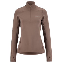 Hanorac funcțional de damă Craft Gain Thermal Midlayer 2 W maro Brown