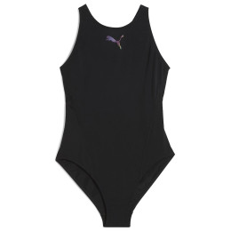 Costum de baie femei Puma Raceback Swimsuit