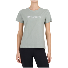Tricou femei 4F Tshirt F3495 verde deschis Mint