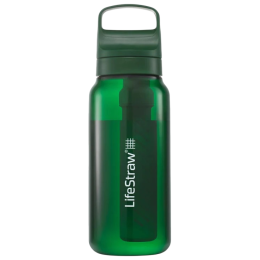 Sticlă cu filtru LifeStraw Go 2.0 Water Filter Bottle 1L verde închis Terrace Green