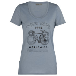 Tricou femei Icebreaker TechLite SS Scoop TourClub1995