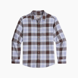 Cămașă bărbați Royal Robins Lieback Organic Cotton Flannel L/S albastru/roșu Shasta Blue Oak Pld