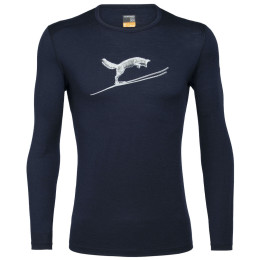 Tricou bărbați Icebreaker M 200 Oasis LS Crewe Fox Jump