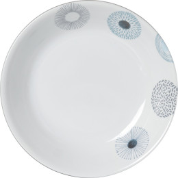 Farfurie Brunner Deep Plate ø 21cm alb/albastru