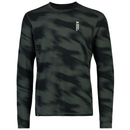 Tricou funcțional bărbați Mons Royale Cascade Merino Flex 200 Ls Rosin Motion gri/negru
