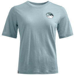 Tricou femei Ortovox 140 Cool Round Landscape T-shirt gri Glacier Grey