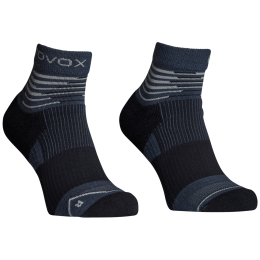 Șosete merino femei Ortovox All Mountain Quarter Socks W negru/gri Black Raven