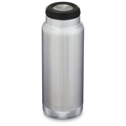Sticlă termică Klean Kanteen TK Wide 32 oz Wide Loop Cap argintiu