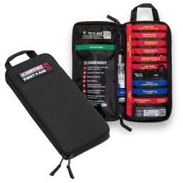 Trusă de prim ajutor pentru călătorii Survival First Aid Kit - Slimline negru Black
