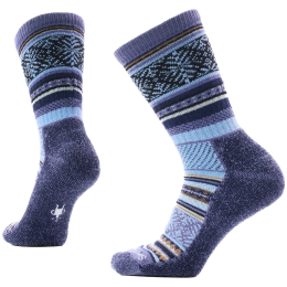Șosete Smartwool Everyday Cozy Fair Isle Sweater Crew Soc albastru