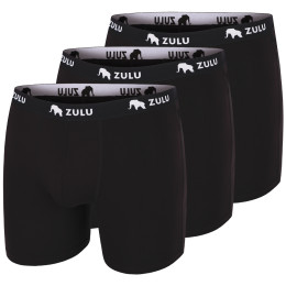 Boxeri bărbați Zulu Bambus 210 6in 3-pack negru black
