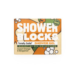 Gel de duș Shower Blocks Solid Shower Gel EO Range - Sweet Orange & Bergamot portocaliu/
